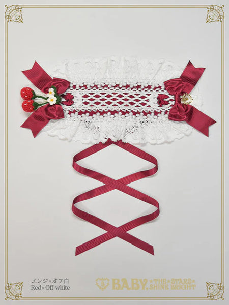 B49HA775 Swinging Strawberry Garden Headdress