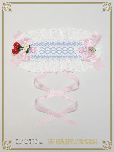 B49HA775 Swinging Strawberry Garden Headdress