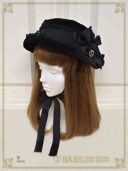B49HA781 Mary Stuart Velveteen Hat