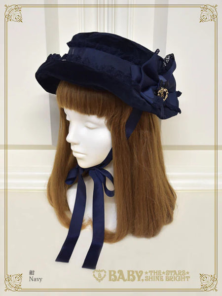 B49HA781 Mary Stuart Velveteen Hat