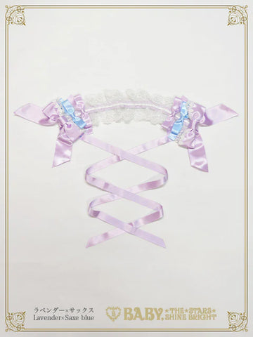 B49HA742 Eternal Ribbon Feathery Headdress