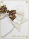 B49HA923 Waffle Cotton Head Bow