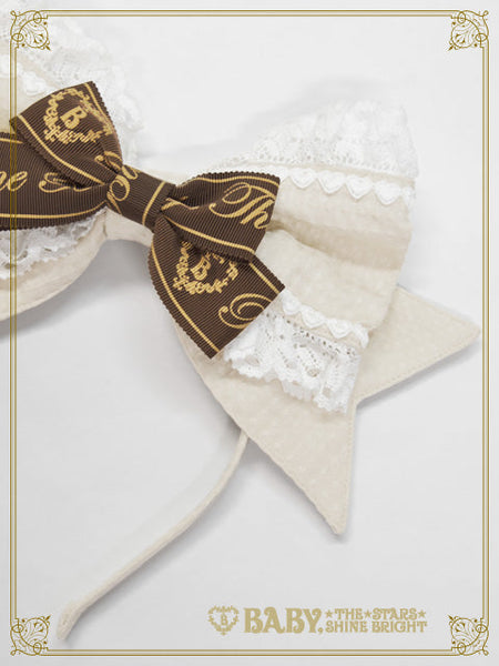 B49HA923 Waffle Cotton Head Bow