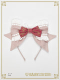 B49HA923 Waffle Cotton Head Bow