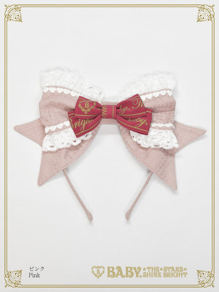 B49HA923 Waffle Cotton Head Bow