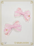 B49HA924 Cutie♡Whipped Cream Parfait Ribbon Clip