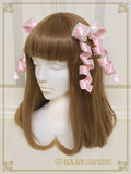 B49HA925 Eternal Ribbon Feathery Ribbon Clips
