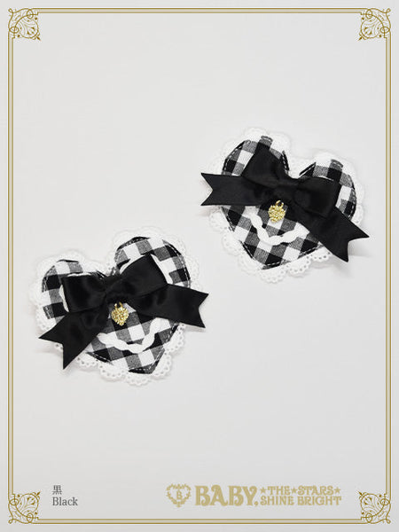 B49HA937 Milky Soda Gingham Clip