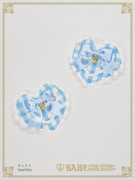 B49HA937 Milky Soda Gingham Clip
