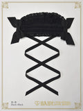 B49HA956 Creamy Ribbon Headdress