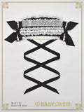 B49HA956 Creamy Ribbon Headdress