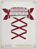 B49HA956 Creamy Ribbon Headdress