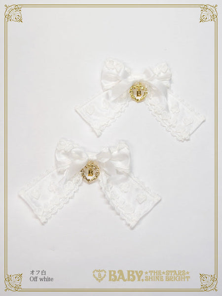 B49HA973 La Dame De Carreau Ribbon Clip