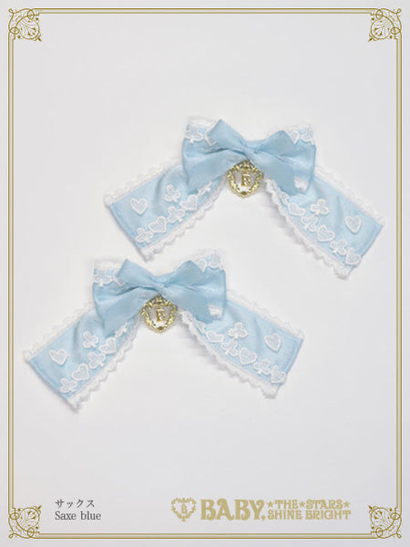B49HA973 La Dame De Carreau Ribbon Clip