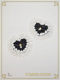 B49HA974 Milky Dot♡Heart Clip