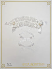 B49HA981 Floral Lacy Elegant Headdress