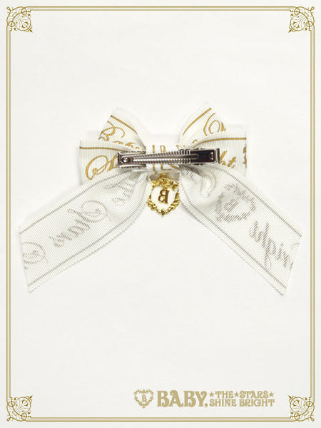 B49HA989 Best Wishes Simple Ribbon Clip
