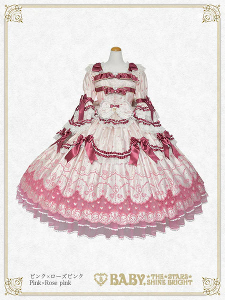 【BUILD-TO-ORDER RESERVATION】 B49HC327 Mariée de Kumya ♥～ Magic of Heart ＆ Ribbon Onepiece Dress