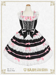 B49JS206 Creamy Sweet Macaron Jumperskirt