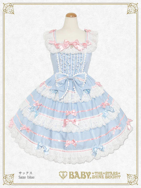 B49JS206 Creamy Sweet Macaron Jumperskirt