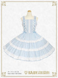B49JS213 Millefeuille Jumperskirt (Cotton Satin)