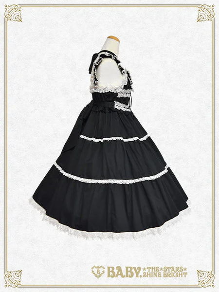 B49JS219 Shirring Babydoll Jumperskirt
