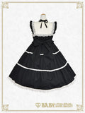 B49JS219 Shirring Babydoll Jumperskirt
