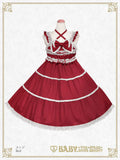 B49JS219 Shirring Babydoll Jumperskirt