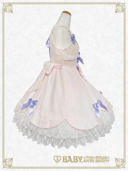 B49JS232 Kayley Fleur Scallop Jumperskirt