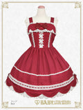 B49JS237 Ribbon Scallop Jumperskirt