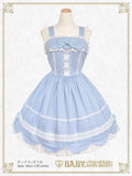 B49JS237 Ribbon Scallop Jumperskirt