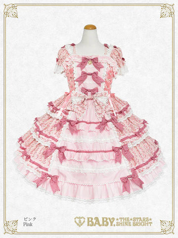 B49JS260 Floriana Ribbon Jumperskirt