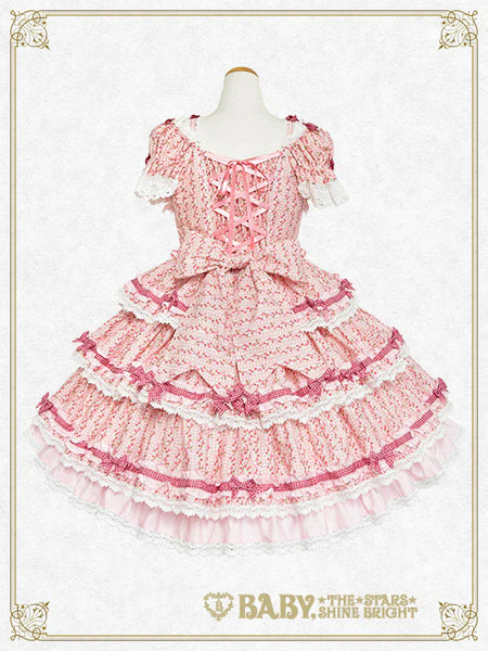 B49JS260 Floriana Ribbon Jumperskirt