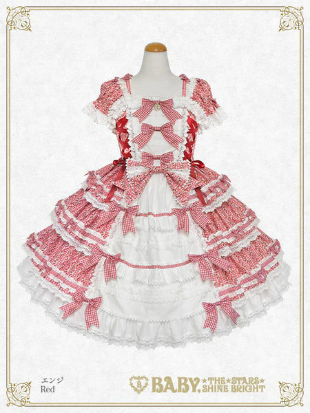 B49JS260 Floriana Ribbon Jumperskirt