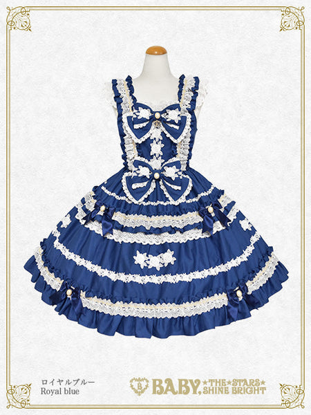 B49JS264 Rose Lace Rococo Jumperskirt