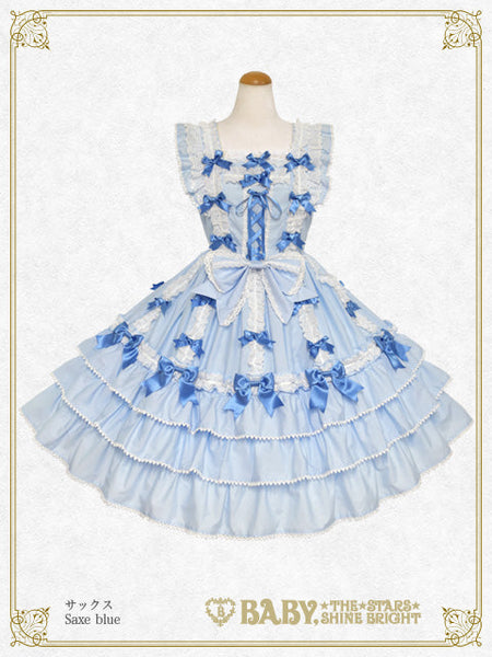 B49JS265 Ribbon Ribbon Blooms Jumperskirt