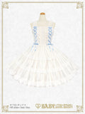 B49JS275 Millefeuille Jumperskirt (Cotton Satin)