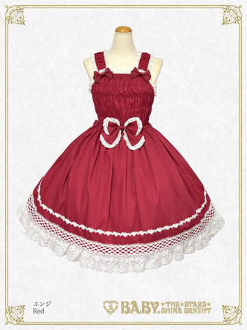 B49JS276 Shirring Princess Jumperskirt