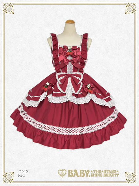 B49JS280 Swinging Strawberry Garden Jumperskirt