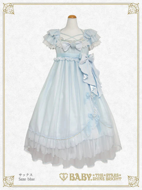 Lauren chiffon one piece ワンピース B49OP301 Le Fleurie Chiffon Onepiece Dress – BABY, the Stars