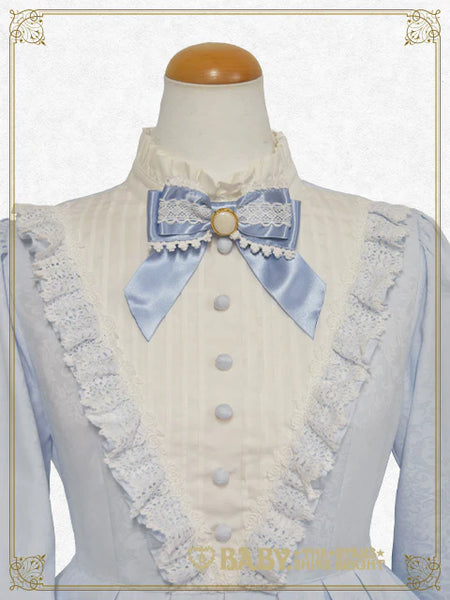 B49OP304 Ornament Jacquard Garden Onepiece Dress