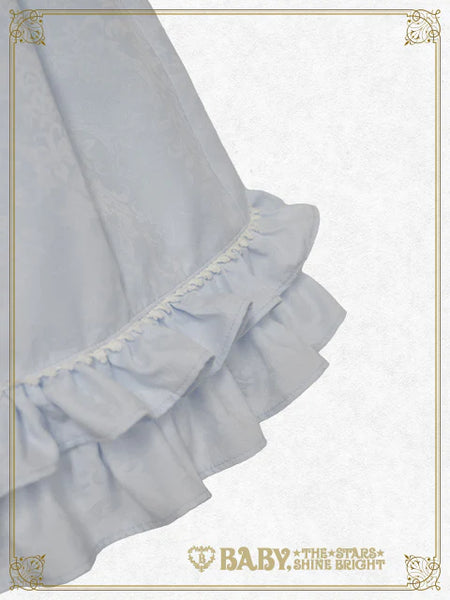 B49OP304 Ornament Jacquard Garden Onepiece Dress