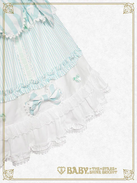 B49OP308 Pâtissière♡Bonbon Ribbon Onepiece Dress