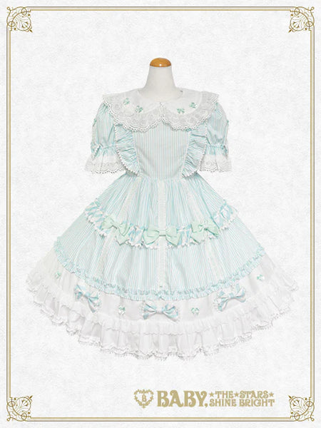 B49OP308 Pâtissière♡Bonbon Ribbon Onepiece Dress