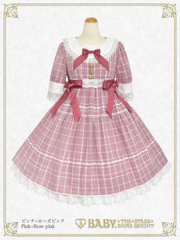 B49OP310 Tartan Check Charmaine Onepiece Dress