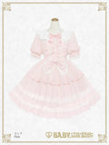 B49OP316 Fluffy Gingham Heart Onepiece Dress