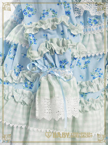 B49OP323 Berry Sweet Bouquet Long Onepiece Dress