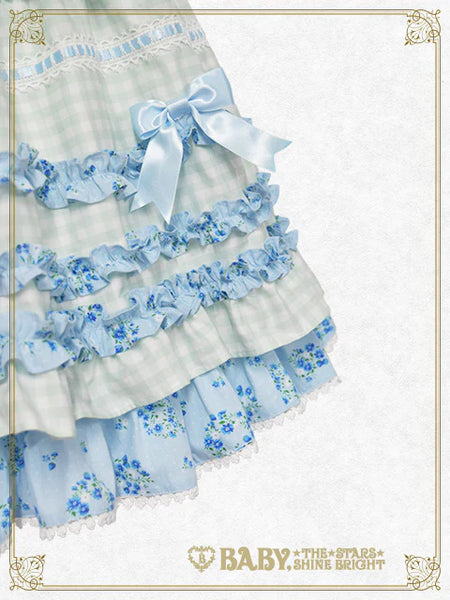 B49OP323 Berry Sweet Bouquet Long Onepiece Dress