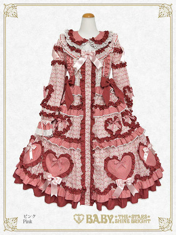 B49OP324 Tartelette aux Fraises Long Onepiece Dress