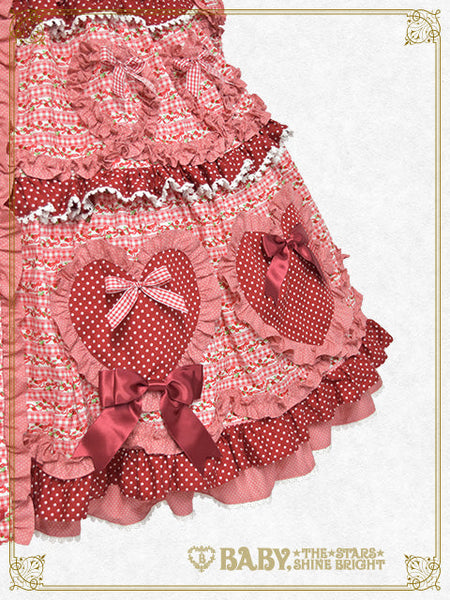 B49OP324 Tartelette aux Fraises Long Onepiece Dress